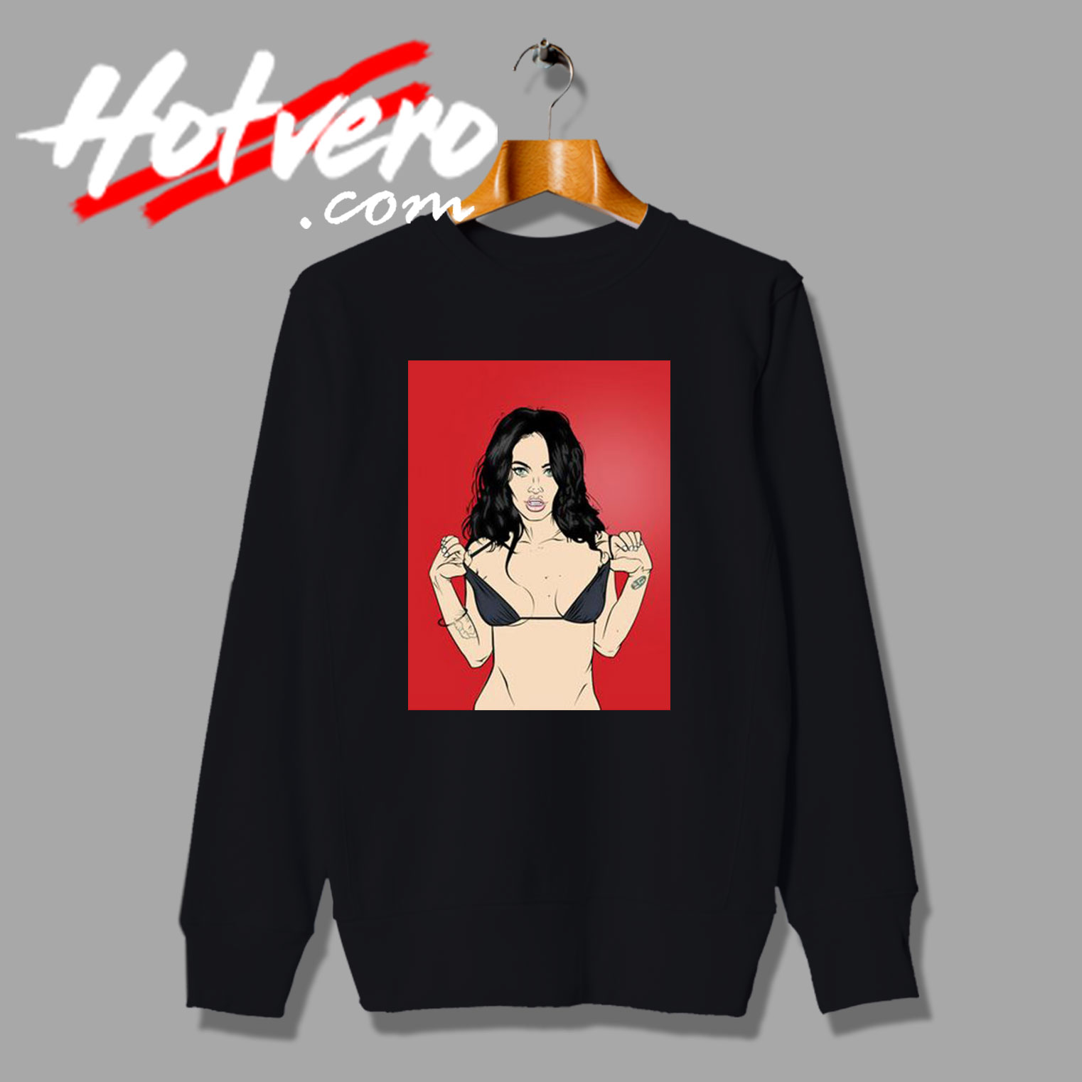 Megan Fox Ninja Turtles Sexy Poster Sweatshirt