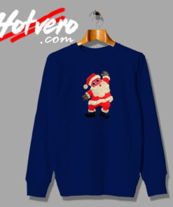 Melted Plastic Santa Sweatshirt