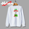 Meowy Christmas Cat Clawed Present Sweatshirt