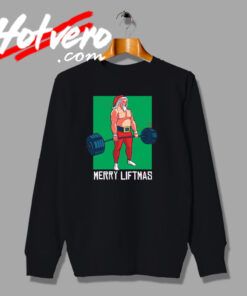 Merry Liftmas Christmas Gym Parody Sweatshirt