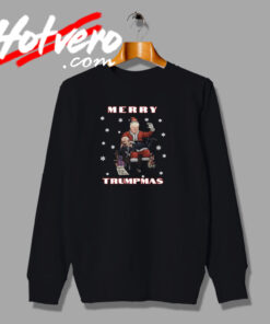 Merry Trumpmas Christmas Joe Biden And Donald Trump Sweatshirt