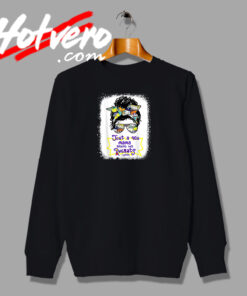 Messy Bun Hair Halloween Retro Sweatshirt