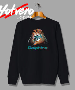 Miami Dolphins Gloves Funny Artwork Sweatshirt