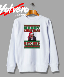 Michael Scott Christmas With Santa Hat Sweatshirt