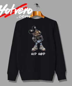 Mickey Mouse Hip Hop With Tattoo Sweatshirt