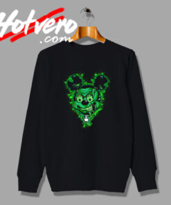 Mickey Zombie Green Design Sweatshirt