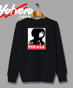 Mikasa Attack Fictional Character On Titan Sweatshirt