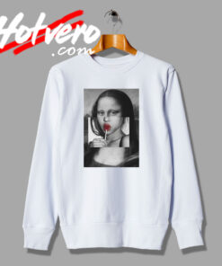 Mona Lisa Gioconda Lollypop Photos Sweatshirt
