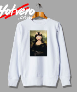 Mona Lisa Miss Piggy Vintage Style Sweatshirt