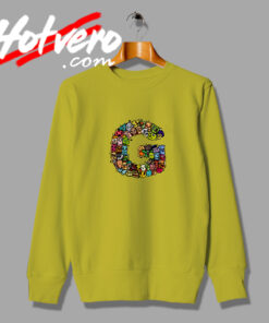 Monster Doodle Letter G Sweatshirt