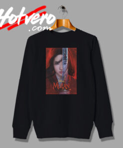 Mulan Movie Poster Sword Sweatshirt
