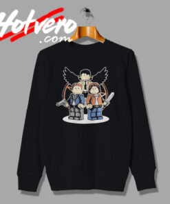 Mystery Supernatural Dean And Sam Lego Sweatshirt