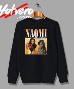 Naomi Campbell Logo Poster Sweatshirt