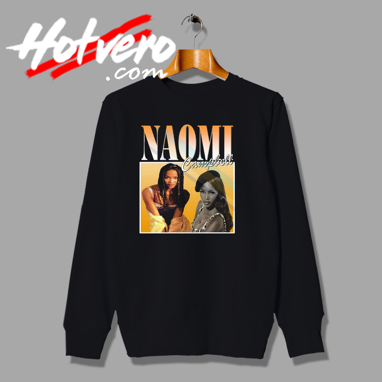 Naomi Campbell Logo Poster Sweatshirt