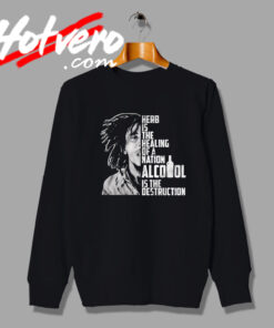 Nation Alcohol Is The Destruction Sweatshirt