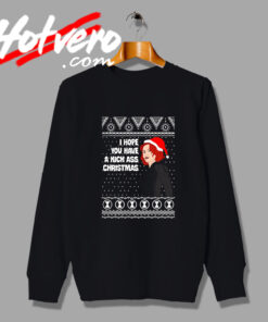 New Black Widow Kick Ass Christmas Sweatshirt