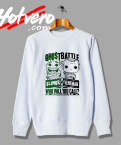 New Ghostbusters Slimer Vs Venkman Sweatshirt