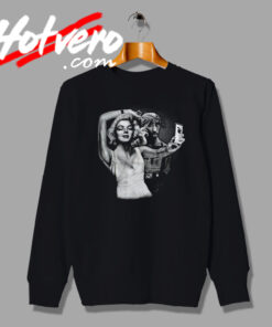 New Marilyn Monroe Tupac Shakur Selfie Phone Sweatshirt
