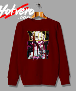 New Marilyn Monroe You Stay Classy Graphic Sweatshirt