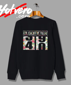 New Oldometer 39 40 Flower Graphic Sweatshirt