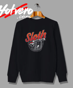 New Sloth Running Team Graphic Sweatshirt