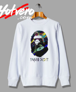 New Style Travis Scott x Bape Head Sweatshirt
