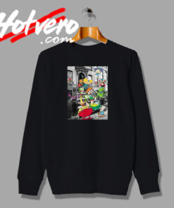 Nickelodeon Nicktoons Hanging On Stoop Sweatshirt