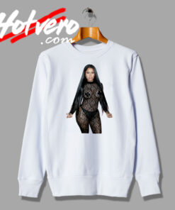 Nicki Minaj at TIDAL X Rapper Style Sweatshirt