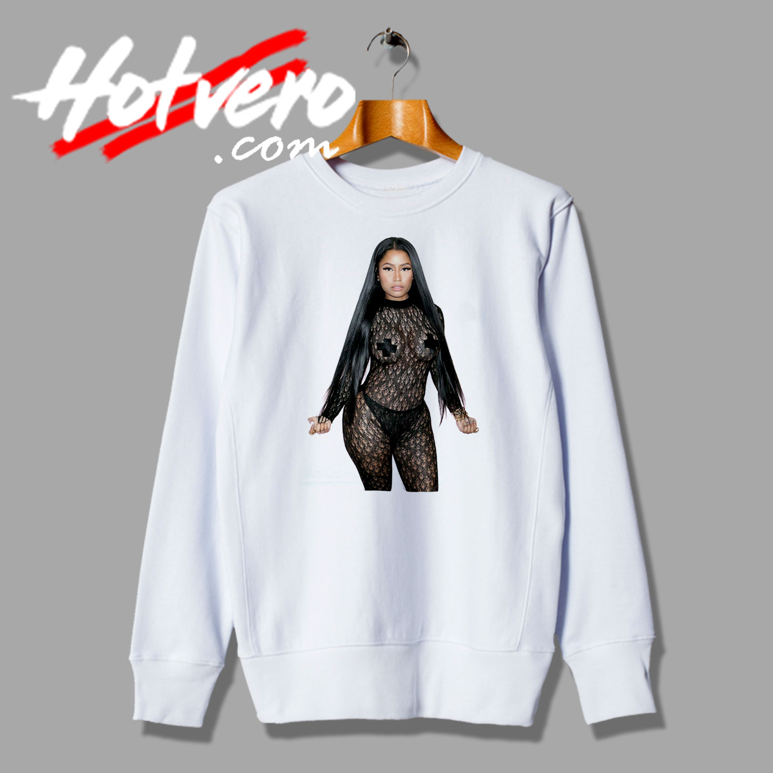 Nicki Minaj at TIDAL X Rapper Style Sweatshirt