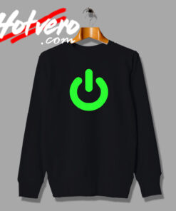 Press Power On Artwork Sweatshirt