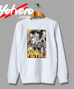 Pulp Fiction Characters Vintage Movie Sweatshirt