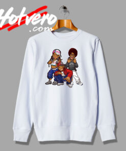 Rapper Hip Hop Animation Graphic Sweatshirt