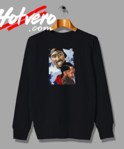 Rapper Nipsey Hussle Smiling Sweatshirt
