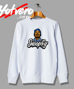 Rapper Snoop Dogg Snoopify Graphic Sweatshirt
