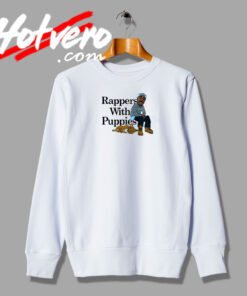 Rappers With Puppies Pitbull Rap Sweatshirt