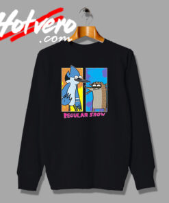 Regular Show Mordecai Rigby Funny Animation Sweatshirt