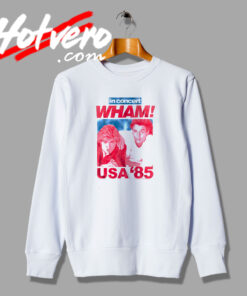 Retro 80s Wham George Michael USA Sweatshirt