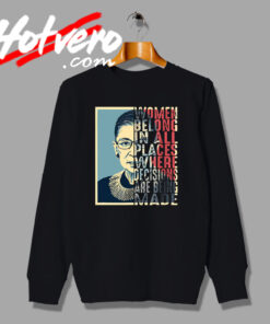 Ruth Bader Ginsburg Notorious RBG Sweatshirt