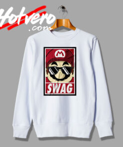 SWAG Super Mario Funny Artwork Sweatshirt
