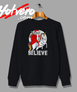 Santa Jack Skellington Merry Christmas Sweatshirt