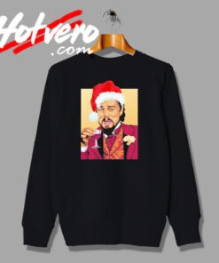Santa Leonardo DiCaprio Drink Sweatshirt