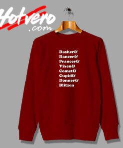 Santas Reindeer Christmas Sweatshirt