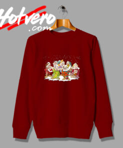 Seven Dwarfs Christmas Snow White Disney Sweatshirt
