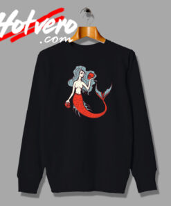 Sexy Mermaid Holding Skulls Sweatshirt