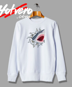 Shark Coming Out Of Chest Quotes Sweatshirt