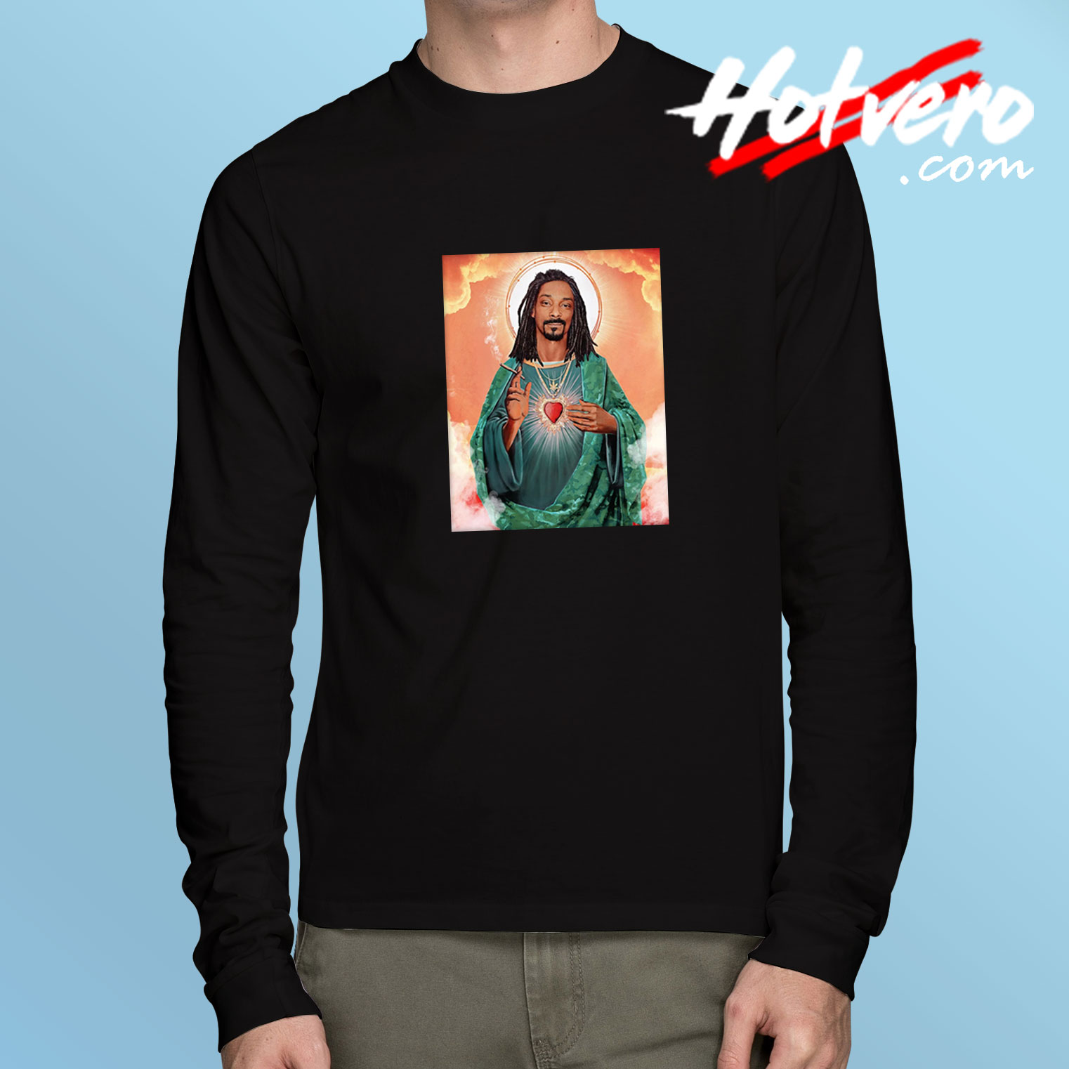 Snoop Dogg Jesus Rapper Long Sleeve Tee