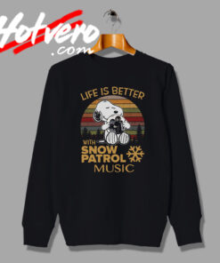 Snow Patrol With Snoopy Sweatshirt