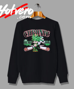 Sonic the Hedgehog Parody Weed Cannabis Sweatshirt