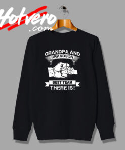 Special of Grandpa And Grandson Best Team Graphic Sweatshirt