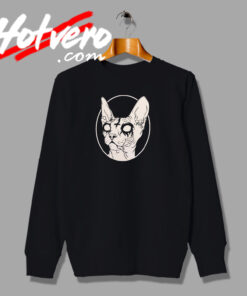 Sphynx Cat Vintage Style Sweatshirt